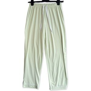 Born Pajama Pants Womens M Sage Green Sleepwear Drawstring Loungewear Bottoms